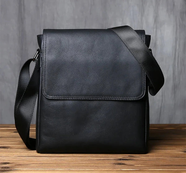 Bolsa Masculina Tiracolo de Couro Genuíno